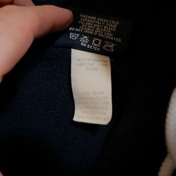 Vintage Pfizer Health & Wellness Logo Jansport Men's Navy Sweatpants Size L - Picture 14 of 14